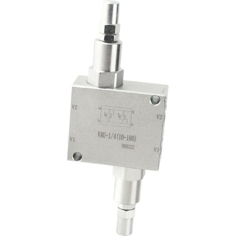 Valvola cuscino per mini escavatore 1/4 pollice, acciaio legato (1/5)