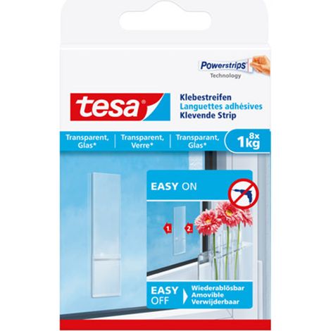 tesa 77733 Languettes adhésives Tesa® transparent Contenu: 8 pc(s) W680151 (1/3)