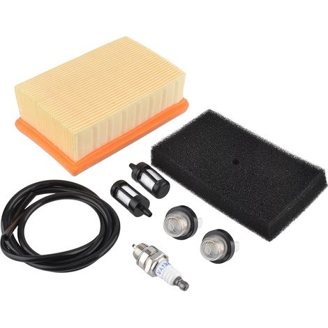 Cancanle Filtre à air Pré-filtre Ampoule d'amorçage Conduite de carburant Filtre à carburant pour STIHL BR350 BR430 BR450 BR450C-EF SR430 SR450 Souffleur (1/5)