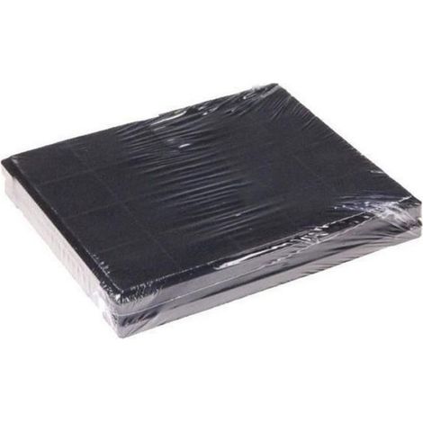 Filtre À Charbon - 235x192x15 Mm - Pour Recyclage D Air De Hotte Cuisine - Lot De 2 (1/2)