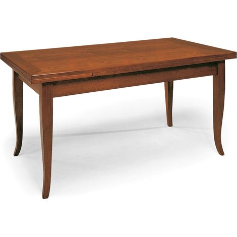 DONNY - tavolo da pranzo allungabile in legno massello cm 85 X 130/170/210