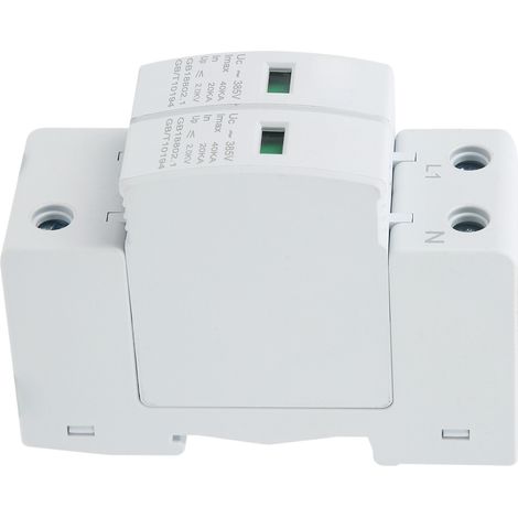 Überspannungsschutzgerät für DIN-Schienenmontage, Blitzschutzmodul SEGLY-40kA 2P (1/5)