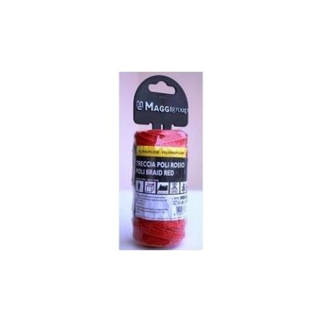 TRECCIA IN POLIPROPILENE ROSSO 1,7MM X 50MT MAGGI GROUP