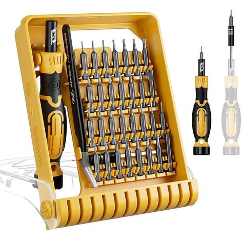 Präzisions-Schraubendreher Set 33-teilig mit magnetischen Bits für Elektronik (1/5)