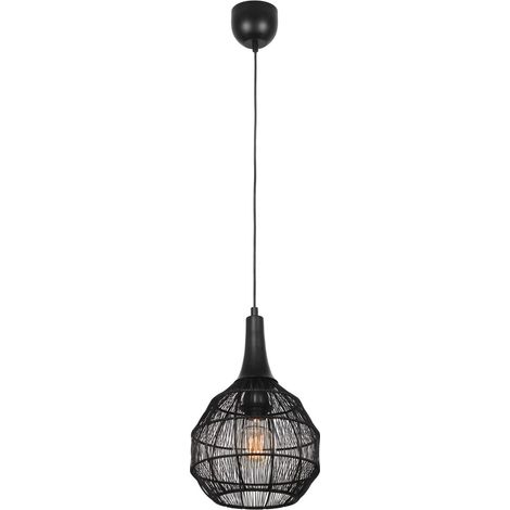 Suspension industrielle grillagée E27 Trio Soraya (1/5)