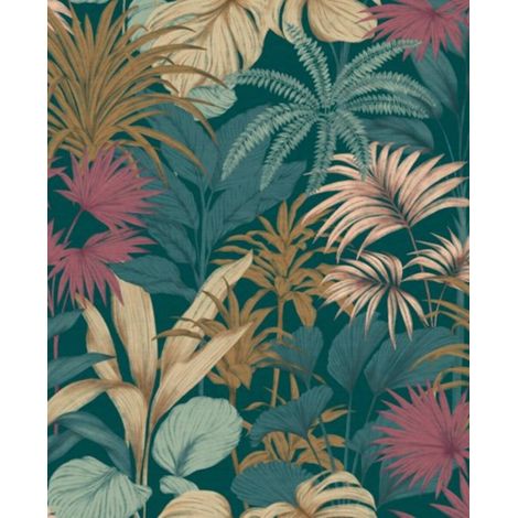 Carta da parati preincollata con motivo tropicale mell 53x1000 cm - Atmosphera créateur d'intérieur (1/2)