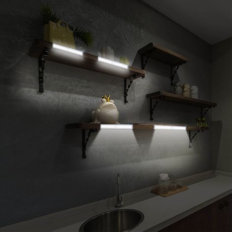 Lampe à détecteur de mouvement, éclairage sans fil, lampe de placard, ruban LED rechargeable, lampe adhésive, lampe de sécurité magnétique (1/5)