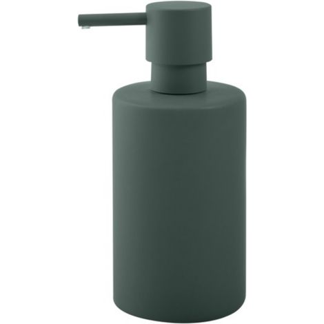 Distributeur de savon Céramique TUBE-MATT Vert Foncé mat Spirella (1/2)