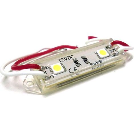 Modulo Mattone LED 2 SMD 5050 Colore Blue 12V Impermeabile Per Insegna Pubblicitaria
