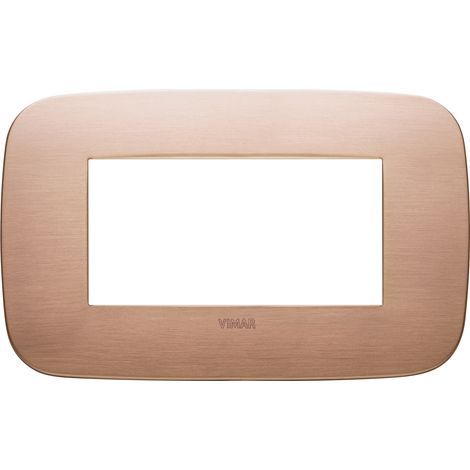 VIMAR - 19684.11 Plaque ronde 4M cuivre brossé