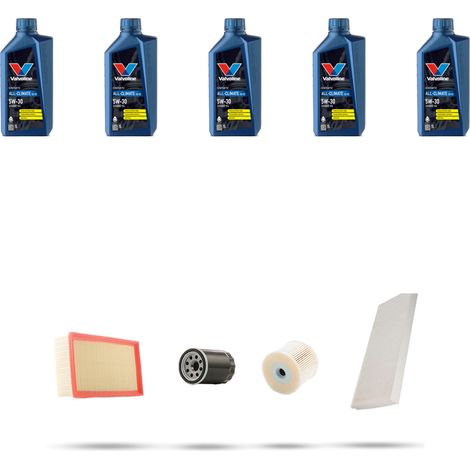 Kit tagliando 4 FILTRI e 5L OLIO compatibile con Citroen C8 2.2 HDi 94kw dal 2002 (1/5)