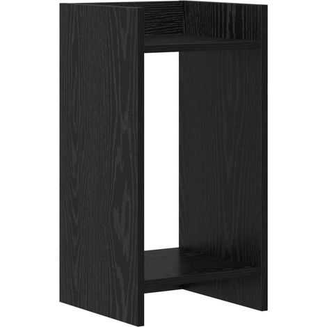 Maison Exclusive - Supporto per piante Rovere Nero 30 x 30 x 60 cm (1/5)