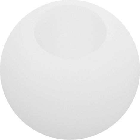 Abat-jour globe en verre avec trou d'ouverture, abat-jour rond de remplacement pour luminaire globe (1/4)
