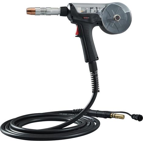 Compatible Hobart IronMan 240, pistolet à bobine pour soudage MIG avec câble 6 m, poignée améliorée (1/5)