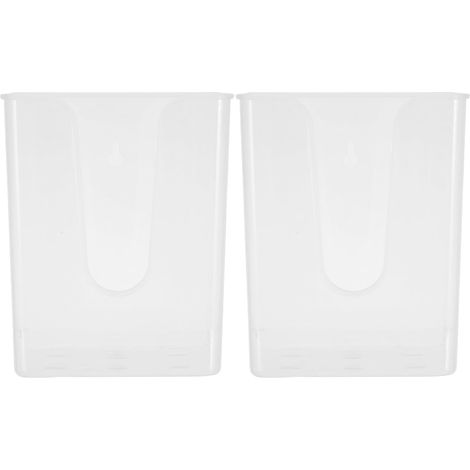 Lot de 2 jardinières murales suspendues pour plantes d'intérieur, design transparent (1/5)