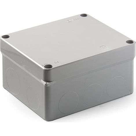 Boîtier Étanche 160 x 135 x 83 mm, IP55, Gris, Thermoplastique (1/5)
