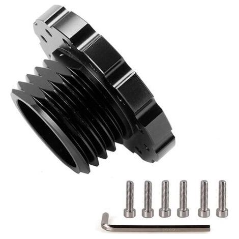 Inklusive T500/T300 Lenkradschnittstelle für Thrustmaster 73-mm-PCD-Adapter. 221-cm-Nabe mit Aluminium-Befestigungsschrauben, kompatibel mit folgenden Konfigurationen.