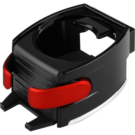 Support de Voiture Multifonction Noir pour Téléphone et Bouteille Clip Réglable et Base Antidérapante en PC pour Grille D'aération (1/5)