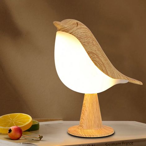 Elster Aromatpie LED-Dekorationsleuchte, Schlafzimmer-Nachtlicht, Vogel-Nachtlicht, wiederaufladbar, Touch-Steuerung, Stimmungsleuchte, Tischleuchte