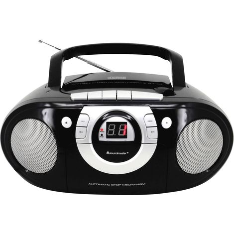 soundmaster SCD5100SW Radio-lecteur CD FM AUX, CD, Cassette noir S113941 (1/3)
