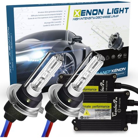 Kit Xénon H7 courte - 5000K - Slim Ballast - voiture - 35W 12V - Système de conversion xénon (1/5)