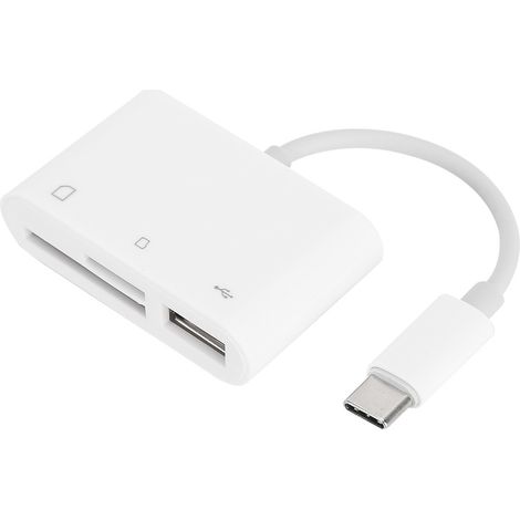 USB-C-zu-SD/TF-Speicherkartenleser-Adapter für Kameras (1/5)