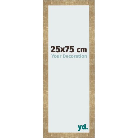 yd. - Cadre photo 25x75 - Or Antique - MDF - Bologna (1/5)
