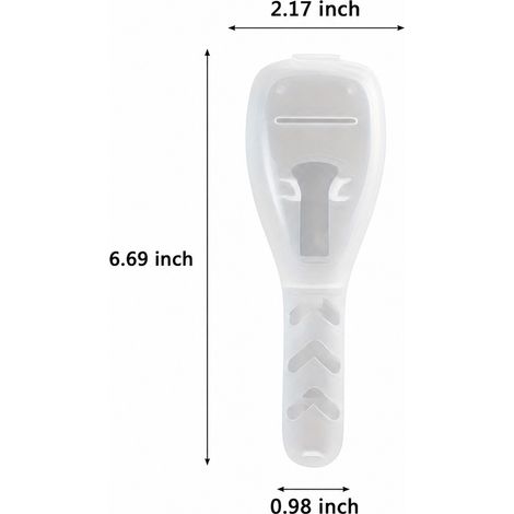 10 Étuis de voyage transparents pour rasoir, boîte de rangement portable pour rasoir pour hommes, organisateur porte-rasoir en plastique résistant (1/4)