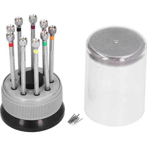 Kit de tournevis de précision pour réparation de montres, outil multifonction rotatif avec base pivotante modèle 0064 (1/5)