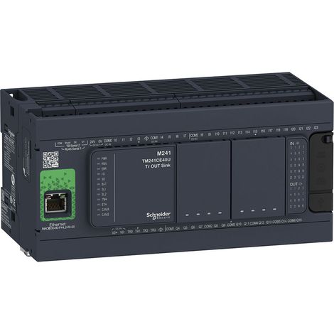 Controlador compacto M241 40 ES Relé Ethernet TM241CE40R de Schneider (1/2)