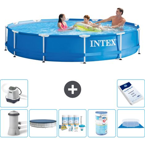 Intex Piscine Tubulaire Ronde - 366x76 cm - 8-pièces S31737