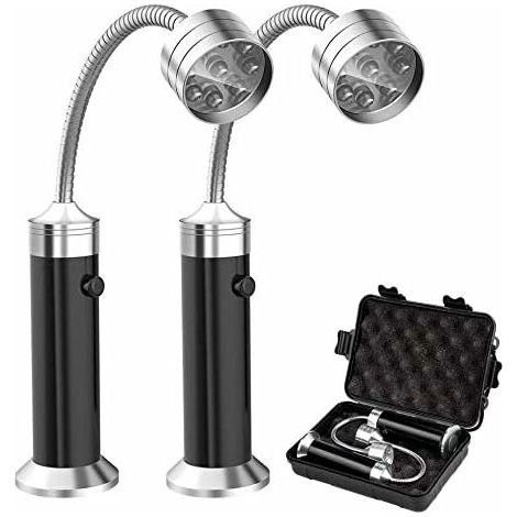 Lampe de barbecue, 2 pièces, résistante aux intempéries, réglable à 360 degrés, magnétique B-AquaForge (1/5)