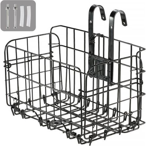 (Noir)Panier vélo pliable RESUXI - Noir - Grande capacité et installation rapide (1/4)