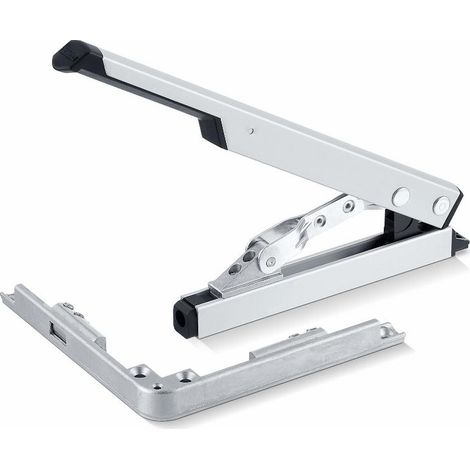 GEZE Handhebel OL 90N / OL 95, Eckumlenkung, Aluminium, naturton
