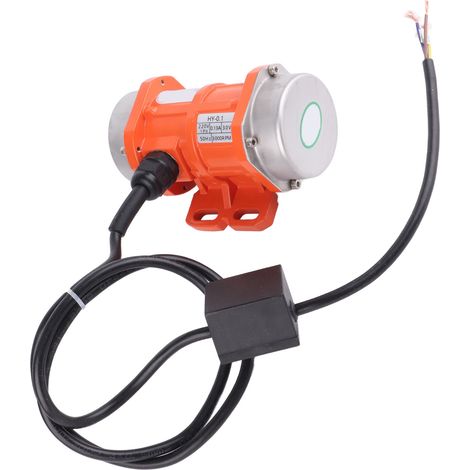 Moteur vibrant monophasé 220V 3000 tr/min, asynchrone, boîtier en alliage d'aluminium, IP66 étanche, usage industriel (1/5)