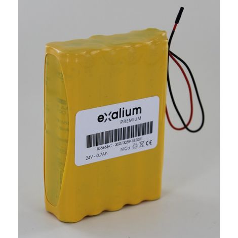 Batterie 24V 700mAh NiCd 106863 pour Porte Geze Slimdrive DCU 1