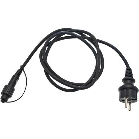 Câble d'alimentation Noir 1,5M 230V IP67 Lotti