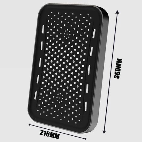 (Gris 35,5 cm) Ensemble de douche à grand panneau de 30,5 cm avec jet puissant et 4 modes, fixation au plafond, effet pluie, ABS haute pression. (1/5)