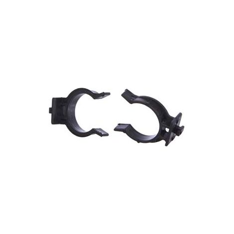 GANCI PER ZOCCOLO CUCINA IN PLASTICA NERA- - ø mm.28 - 200 pezzi