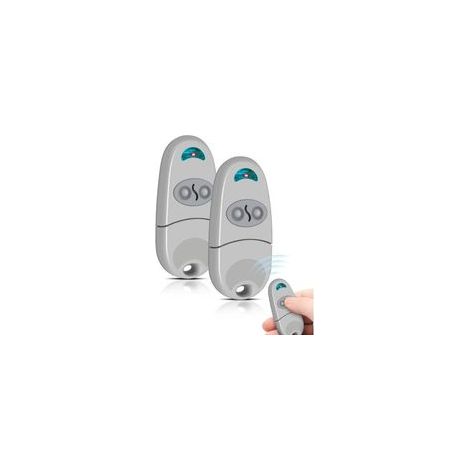 Telecommande Portail 433.92 MHz, EV, NA, EE, Télécommande de Portail, 2 Boutons, Télécommande Porte de Garage, Bip Portail Remote Control Badge Portail (1/5)