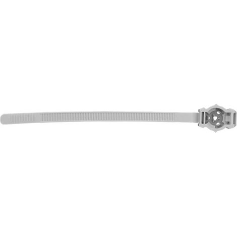 Embase plastique PULSA TIE-CLIP pour fixation de câbles, gaines et tubes IRL de 16 à 32 mm - boîte de 100 - SPIT (1/5)