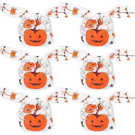 50 Stück Halloween-Plastiktüten für Halloween-Geschenke