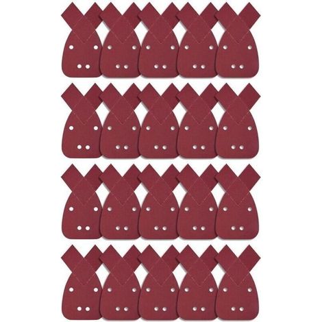 20 Pièces Feuilles Abrasives Triangles Feuilles de Ponçage 180 Grain Mouse Sanding Sheet Papier Abrasif pour Black and Decker Detail Palm Sander (1/4)