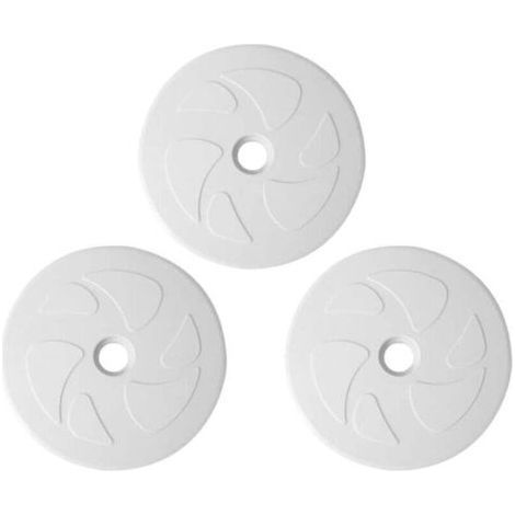 FENOPLASTICALot de 3 Grandes Roues C6 de Rechange pour Nettoyeur de Piscine pour Polaris 180 280 Tanktrax, VAC-Sweep 280 (1/4)