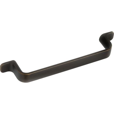 Furnipart Griff Rio LA 128mm - antiker Möbelgriff - Bügelgriff Breite 164mm, Zinkdruckguss antik braun