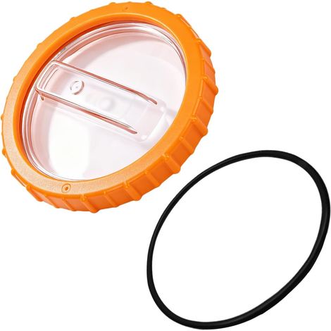 Écrou de Filtre de Piscine,Couvercle de Pré-Filtre avec Écrou  Filtre à Sable de Rechange P07019,avec Écrou Orange P07018,pour Pompes 58486 58497 58499 à Partir de 2023 (1/5)