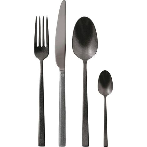 Sambonet Couverts Rock Diamond 2 Black 24 pcs. (1/2)