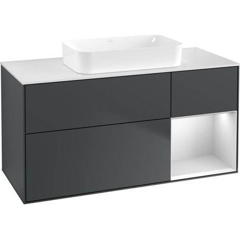 Villeroy & Boch G711MTHG Meuble sous-lavabo Finion G71 (1/2)