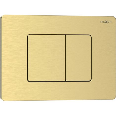 Mexen Tex 05 Spültaste Edelstahl, gebürstet Gold - 6105-11 (1/2)