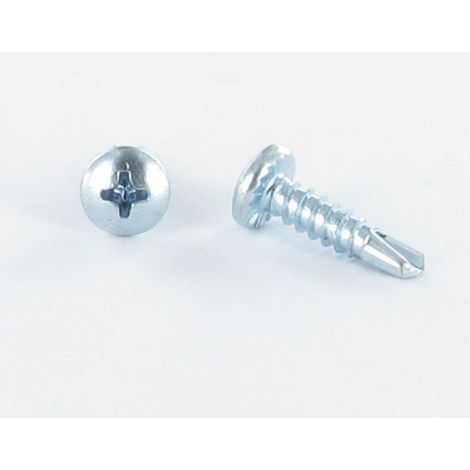 Vis autoperceuse Tête cylindrique bombée TCB Phillips 4.8X16 Filet tôle Acier zingué-1 pièce (1/2)